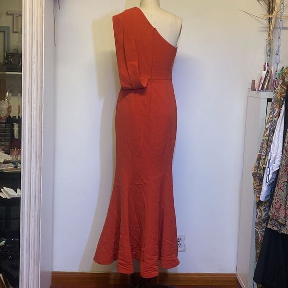 C/MEO COLLECTIVE Fragment Gown Red Womens - Picture 11 of 12